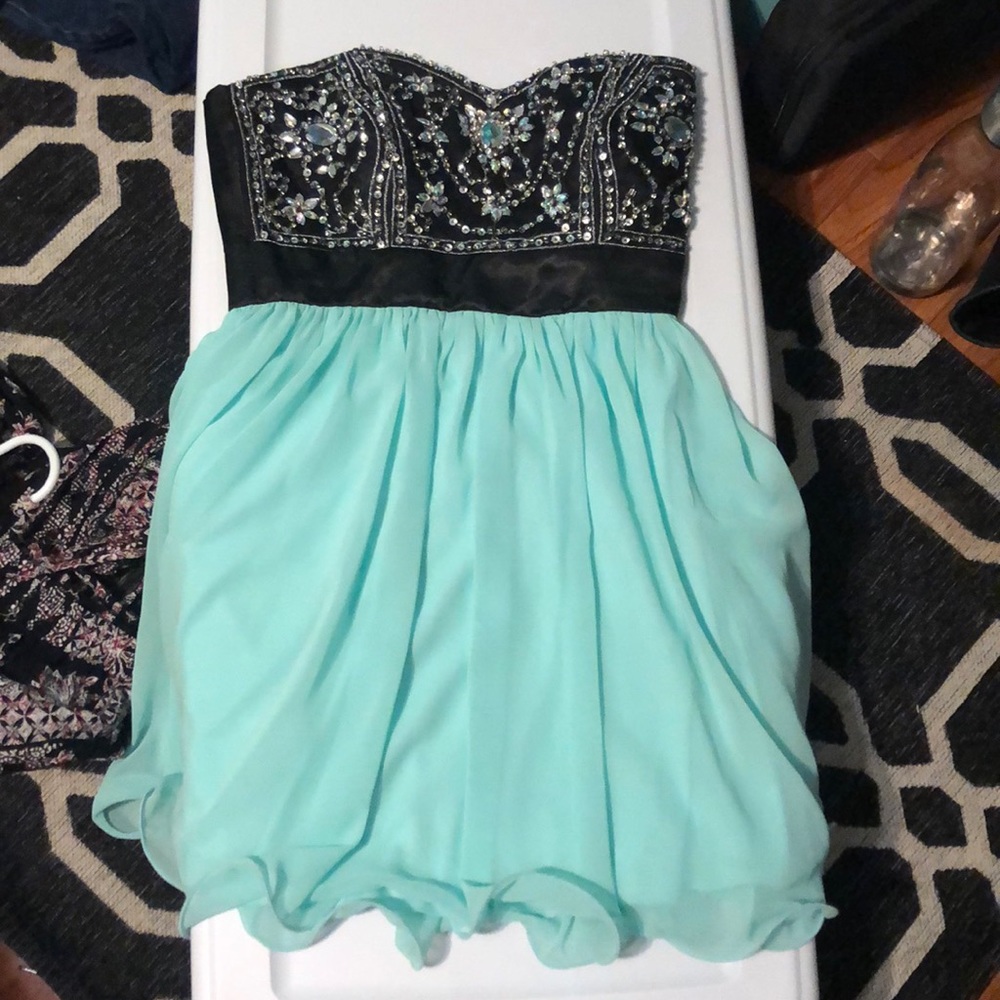 Strapless party dress
